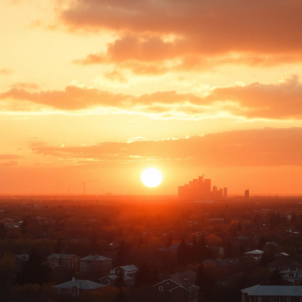 Sunrise over Brampton